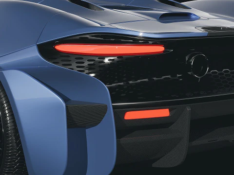 McLaren Elva Sport Hypercar 3D Model