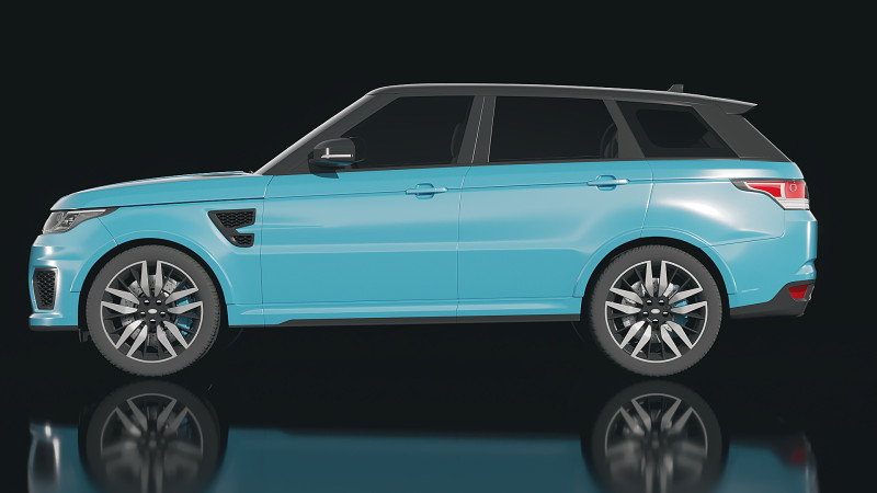 Range Rover Sport SVR 2015 3Dモデル .c4d .max .obj .3ds .fbx .stl .blend