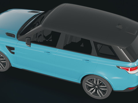 Range Rover Sport SVR 2015 3Dモデル