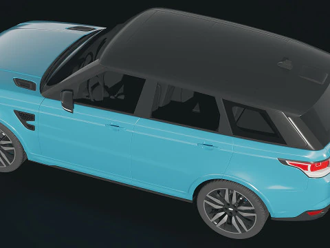 Range Rover Sport SVR 2015 3D Model