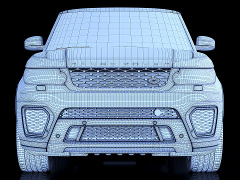 Range Rover Sport SVR 2015 3D Model