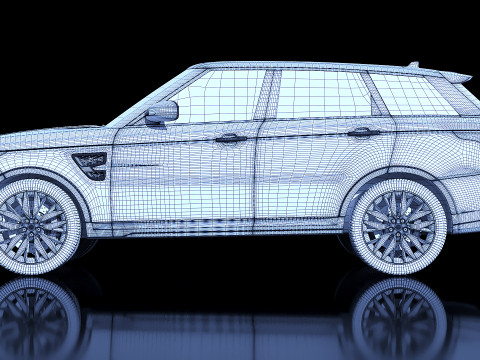 Range Rover Sport SVR 2015 3Dモデル