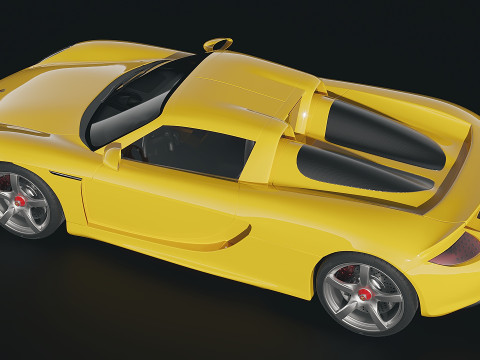 Porche Carrera GT M 2012 3D-Modell