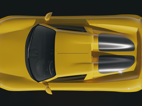 Porche Carrera GT M 2012 3D-Modell