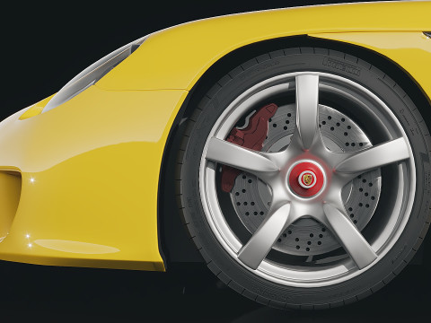 Porche Carrera GT M 2012 3D-Modell