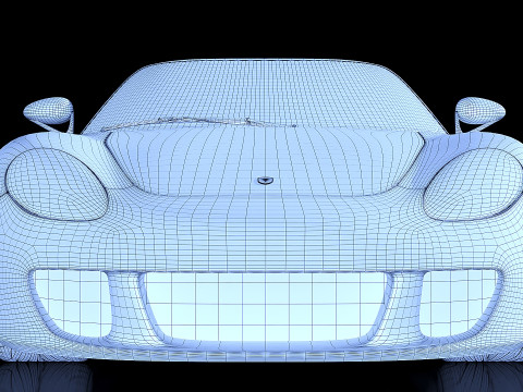 Porche Carrera GT M 2012 3D-Modell