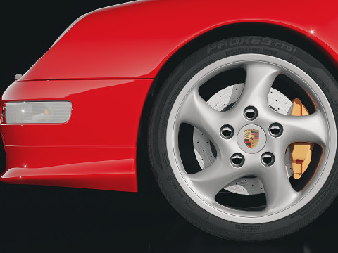 Porsche 911 993 Turbo Modèle 3D