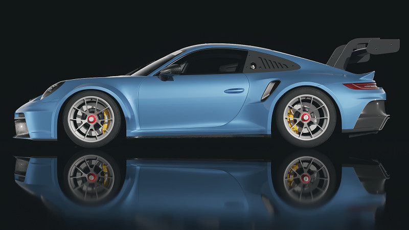 Porsche 911 GT3 Cup 2021 3D Model .c4d .max .obj .3ds .fbx .stl .blend