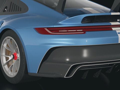 Porsche 911 GT3 Cup 2021 3D Model