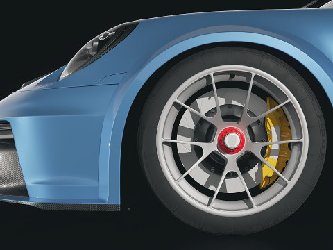 Porsche 911 GT3 Cup 2021 3D Model