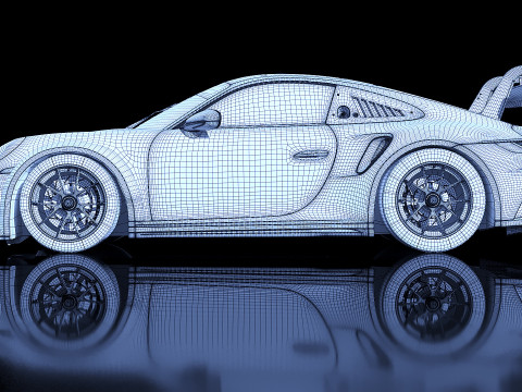 Porsche 911 GT3 Cup 2021 3D Model