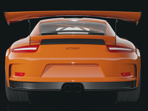 Porsche 911 GT3RS 2016 3D Модель