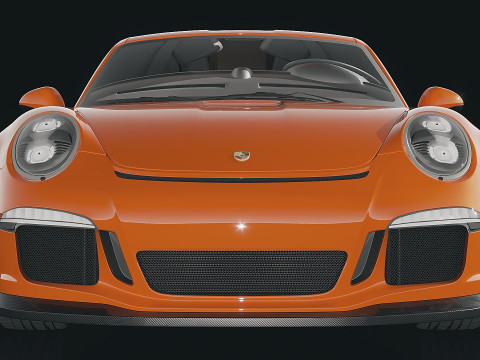 Porsche 911 GT3RS 2016 3D Модель