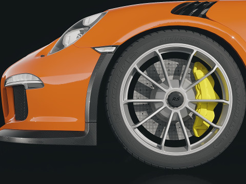 Porsche 911 GT3RS 2016 3D Модель