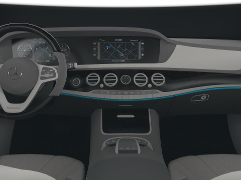 Luxury car S650 Pullman Maybach 2020 3D Модель