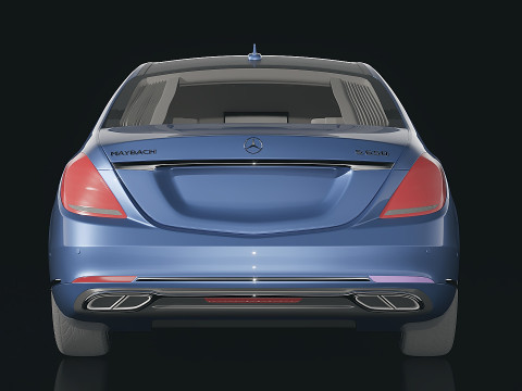 Luxury car S650 Pullman Maybach 2020 3D Модель