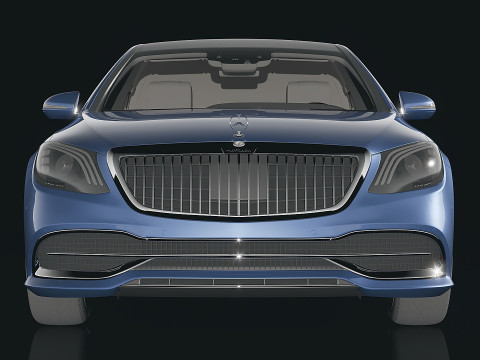 Luxury car S650 Pullman Maybach 2020 3D Модель