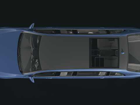 Luxury car S650 Pullman Maybach 2020 3D Модель