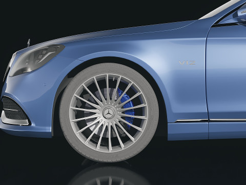 Luxury car S650 Pullman Maybach 2020 3D Модель