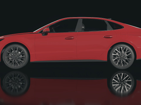 Hyundai Sonata 2021 3D मॉडल