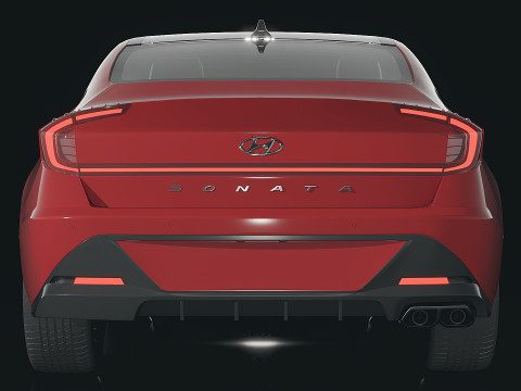 Hyundai Sonata 2021 3D-Modell