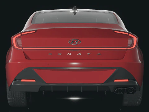 Hyundai Sonata 2021 3D Model