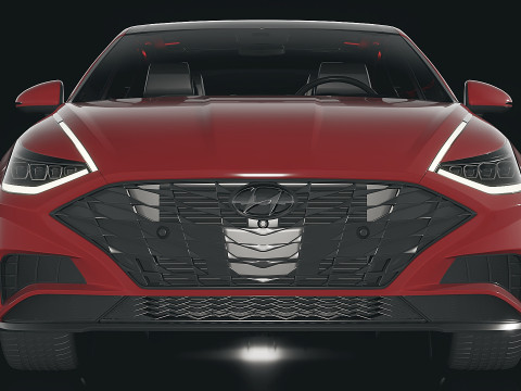 Hyundai Sonata 2021 3D-Modell