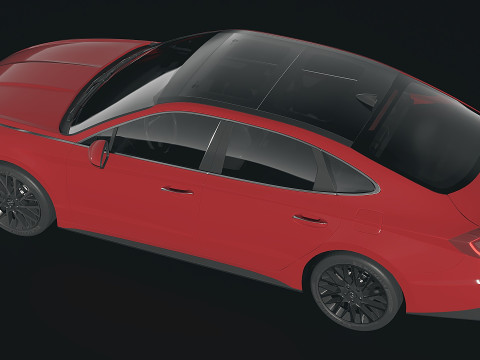 Hyundai Sonata 2021 3D-Modell