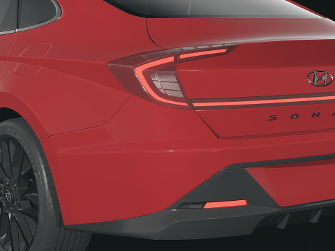 Hyundai Sonata 2021 3D-Modell