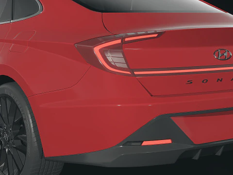 Hyundai Sonata 2021 3D Model
