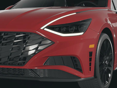 Hyundai Sonata 2021 3D Model