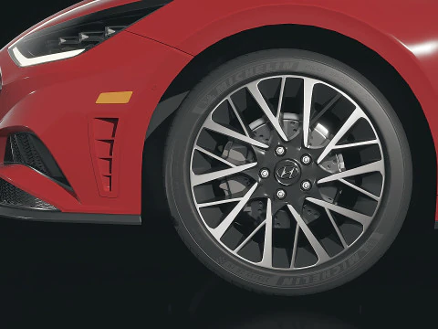 Hyundai Sonata 2021 3D Model