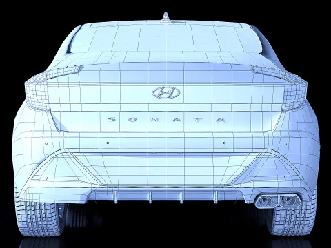 Hyundai Sonata 2021 3D Model