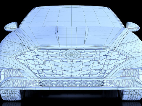 Hyundai Sonata 2021 3D-Modell