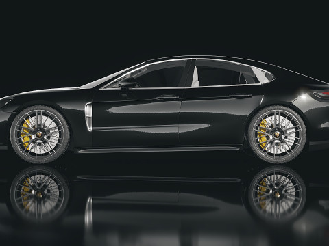 Porsche Panamera Turbo S 3D 模型