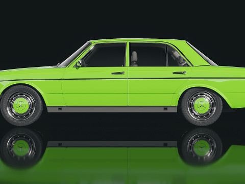 Mercedes Benz W123 3D मॉडल