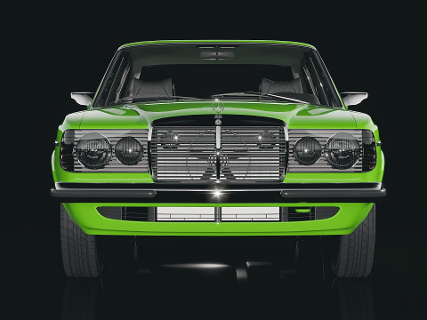 Mercedes Benz W123 3D 模型