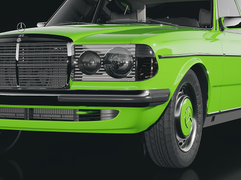 Mercedes Benz W123 3D 模型