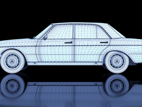 Mercedes Benz W123 3D 模型