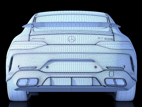 Mercedes AMG GT 63 S 3D Model