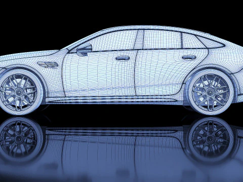 Mercedes AMG GT 63 S 3D Model
