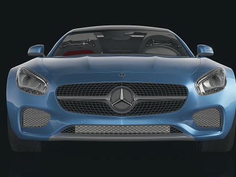 Mercedes AMG GT 2016 3D Modell