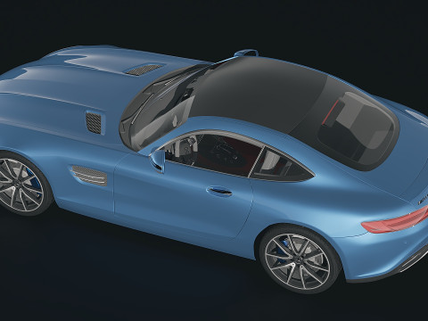 Mercedes AMG GT 2016 3D Modell