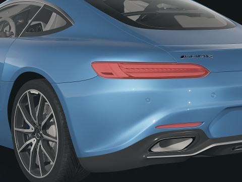 Mercedes AMG GT 2016 3D Modell