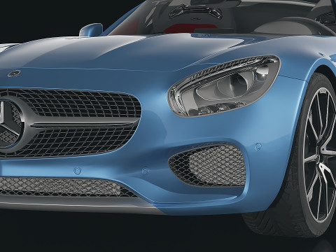 Mercedes AMG GT 2016 3D Modell