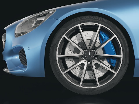 Mercedes AMG GT 2016 3D Modell