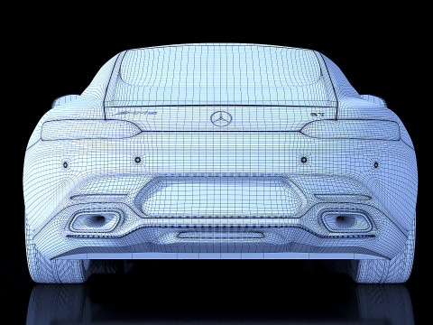 Mercedes AMG GT 2016 3D Modell