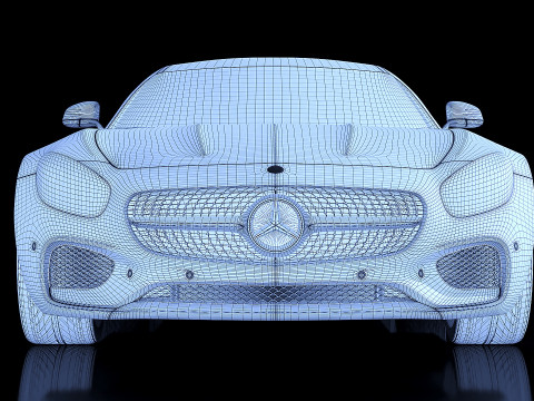 Mercedes AMG GT 2016 3D Modell