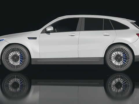 Mercedes Benz EQC 400 2018 Modelo 3D