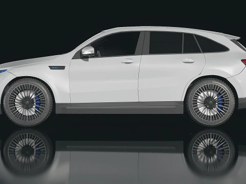 Mercedes Benz EQC 400 2018 Modello 3D